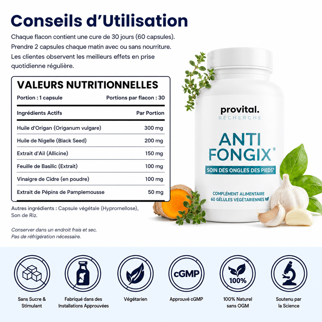Anti-Fongix | HUILE D'ORIGAN & DE NIGELLE – ÉLIMINE LA MYCOSE DES ONGLES
