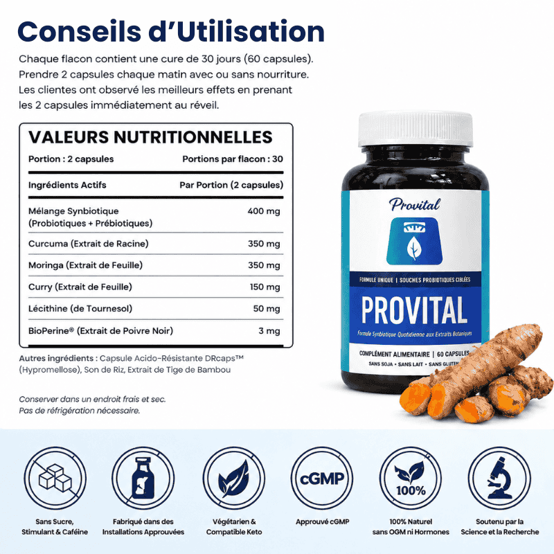 Provital | Le Probiotique Articulaire pour la Ménopause