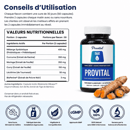 Provital | Le Probiotique Articulaire pour la Ménopause
