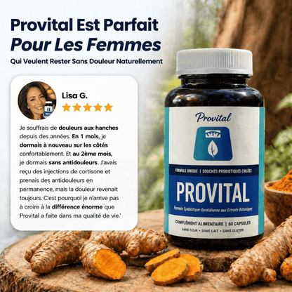 Provital | Le Probiotique Articulaire pour la Ménopause