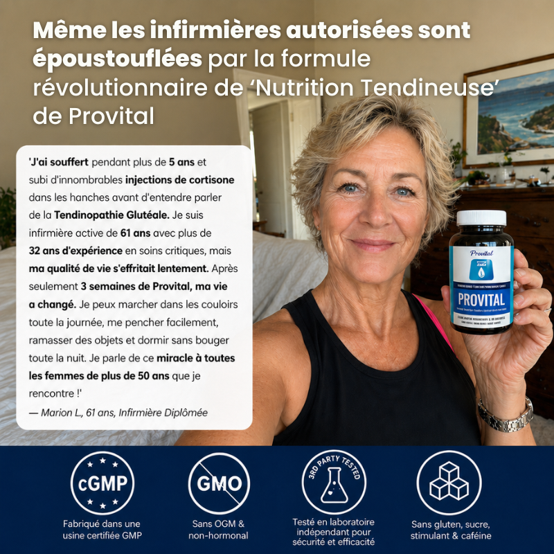 Provital | Le Probiotique Articulaire pour la Ménopause