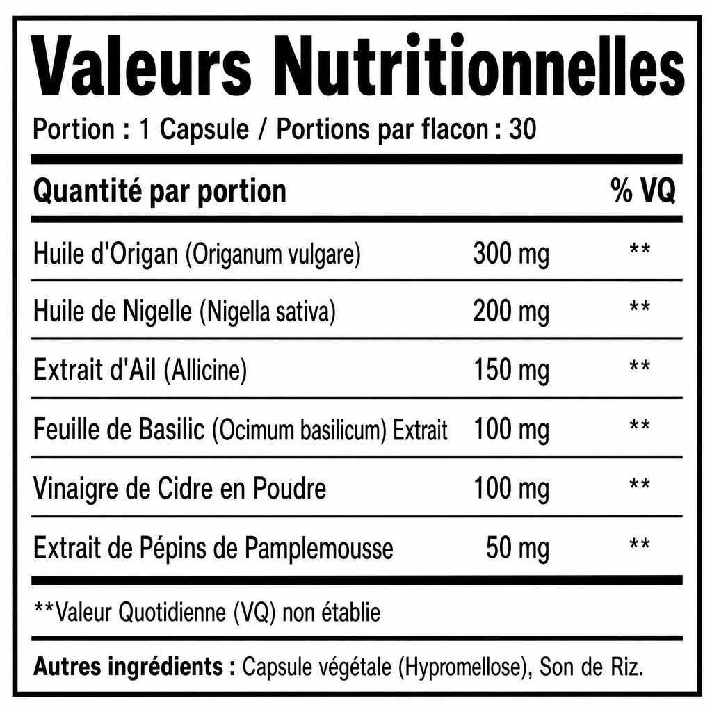 Anti-Fongix | HUILE D'ORIGAN & DE NIGELLE – ÉLIMINE LA MYCOSE DES ONGLES