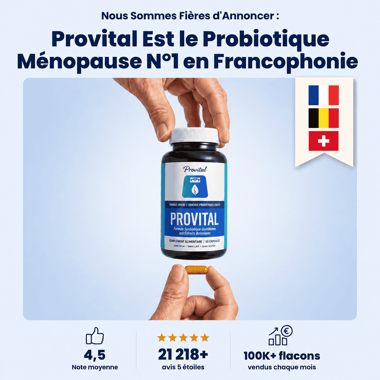 Provital | Le Probiotique Articulaire pour la Ménopause