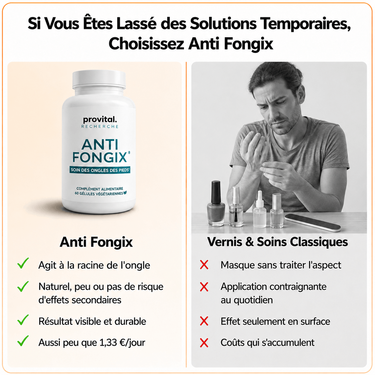 Anti-Fongix | HUILE D'ORIGAN & DE NIGELLE – ÉLIMINE LA MYCOSE DES ONGLES