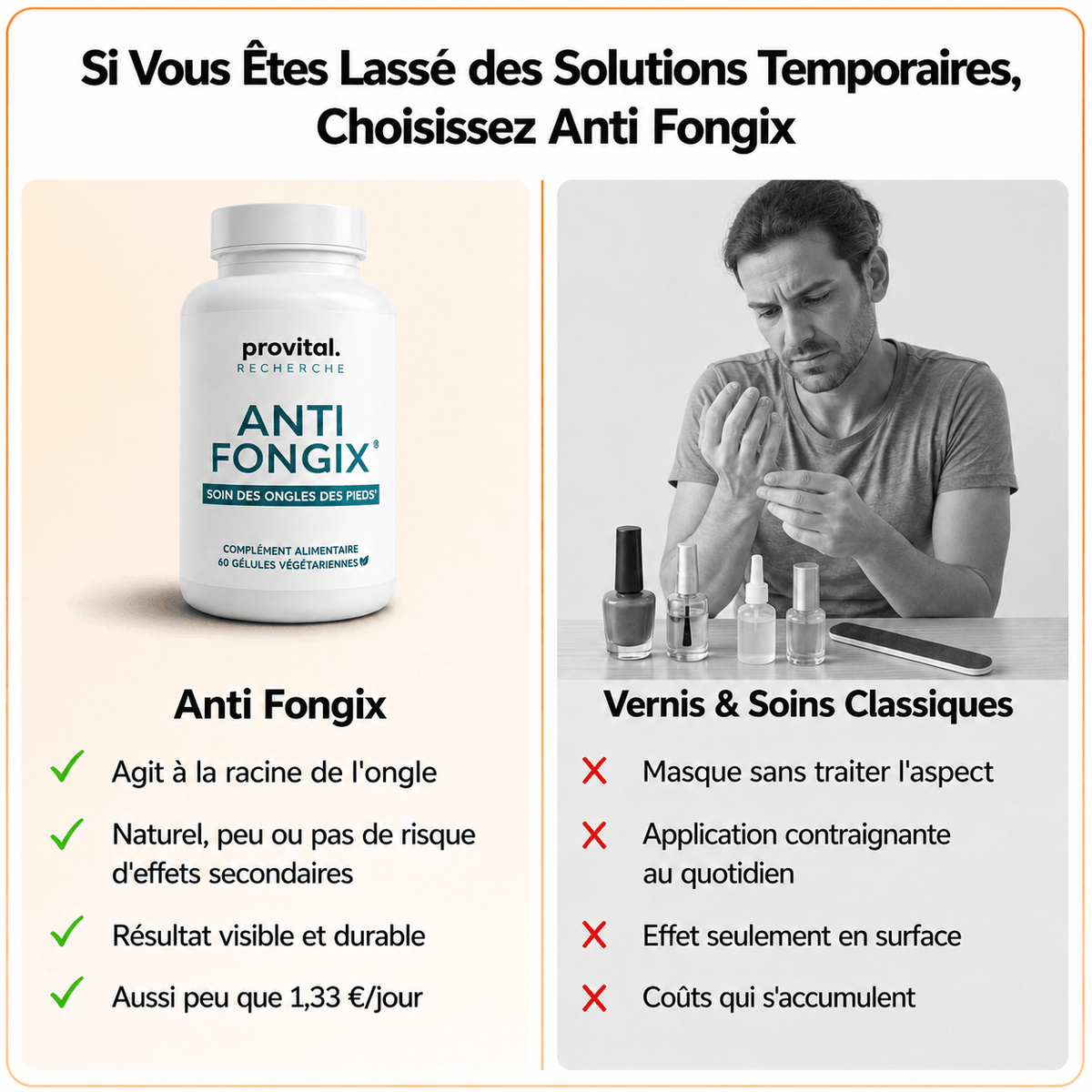Anti-Fongix | HUILE D'ORIGAN & DE NIGELLE – ÉLIMINE LA MYCOSE DES ONGLES